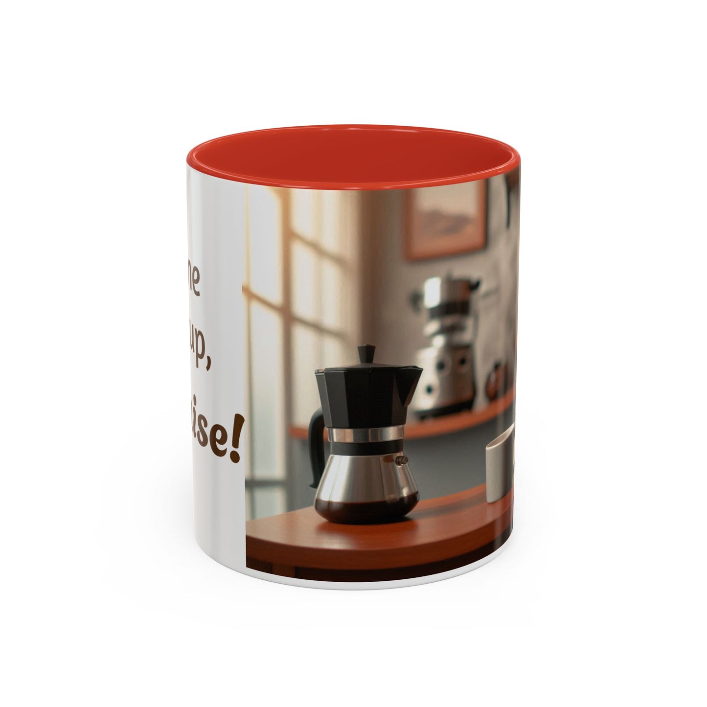 Copy of Cute Puppy with Coffee Mug | Adorable Morning Cafe Mug (11, 15oz)