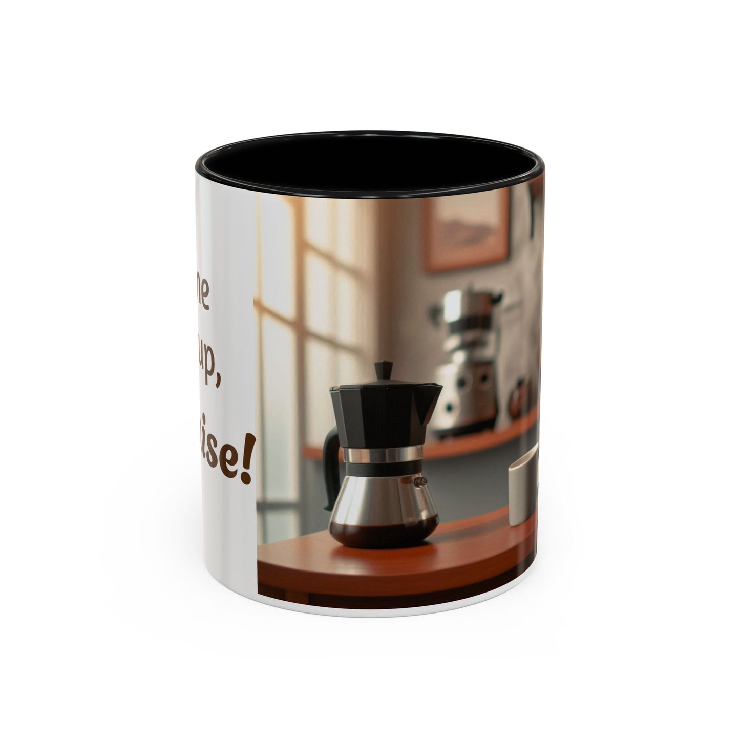 Copy of Cute Puppy with Coffee Mug | Adorable Morning Cafe Mug (11, 15oz)